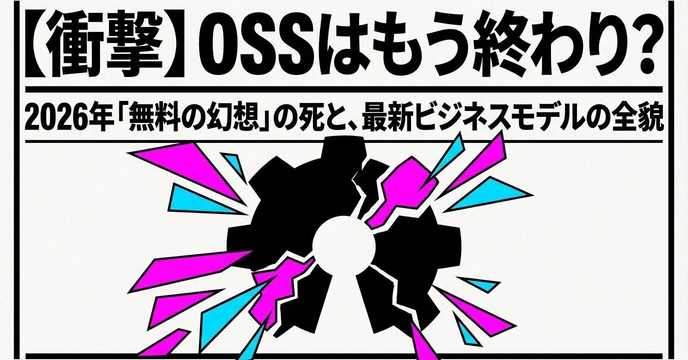 オープンソフトウェアってビジネスとして成り立つの？終焉って言われ
