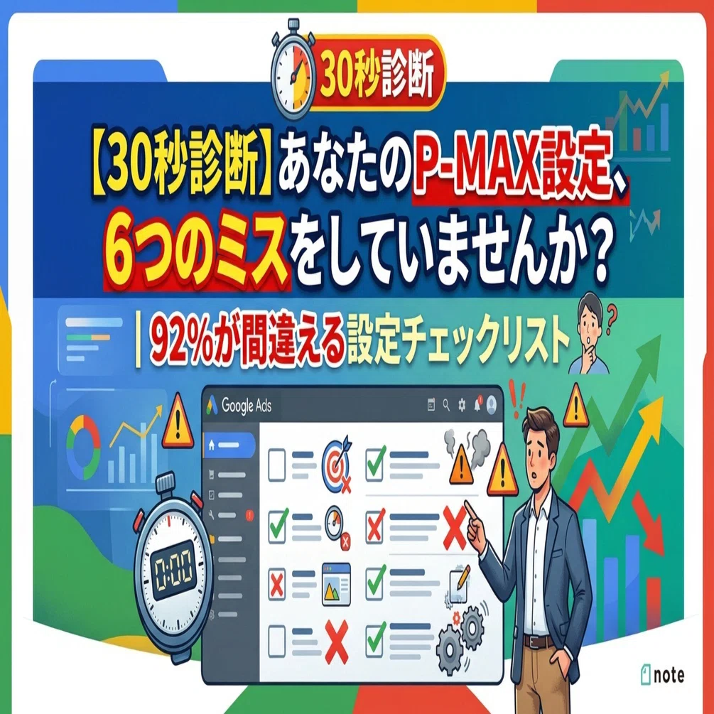 30秒診断】あなたのP-MAX設定、6つのミスをしていませんか?｜92%が