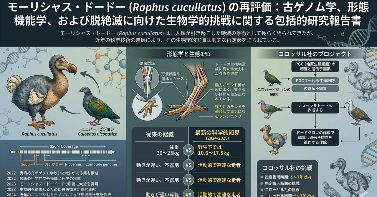 Re-evaluating the Mauritius Dodo (Raphus cucullatus): A Comprehensive ...