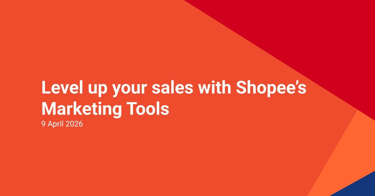 🇸🇬Level Up your Sales with Shopee's Marketing Tools