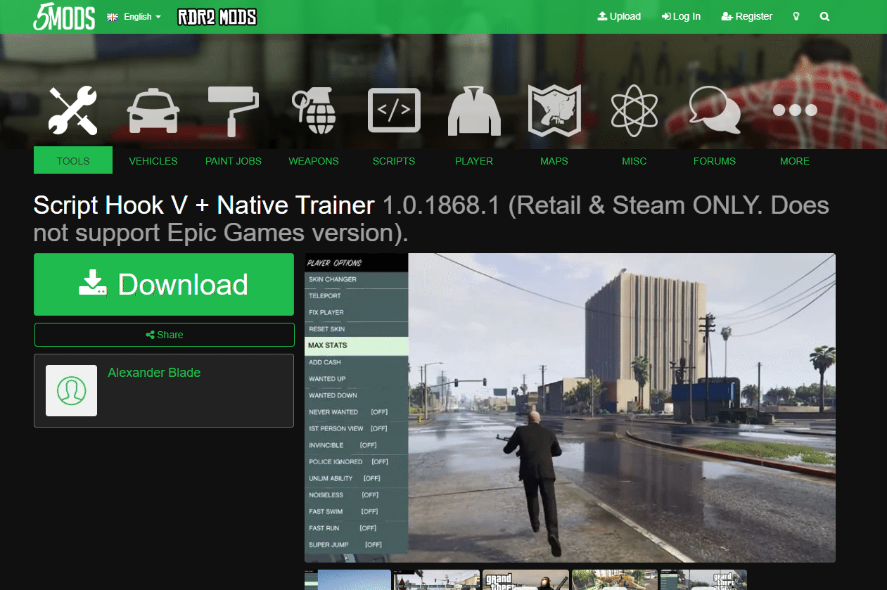 Epic版gta5で Mod導入する方法 Fivem非使用 追記あり Grandma Lily Note