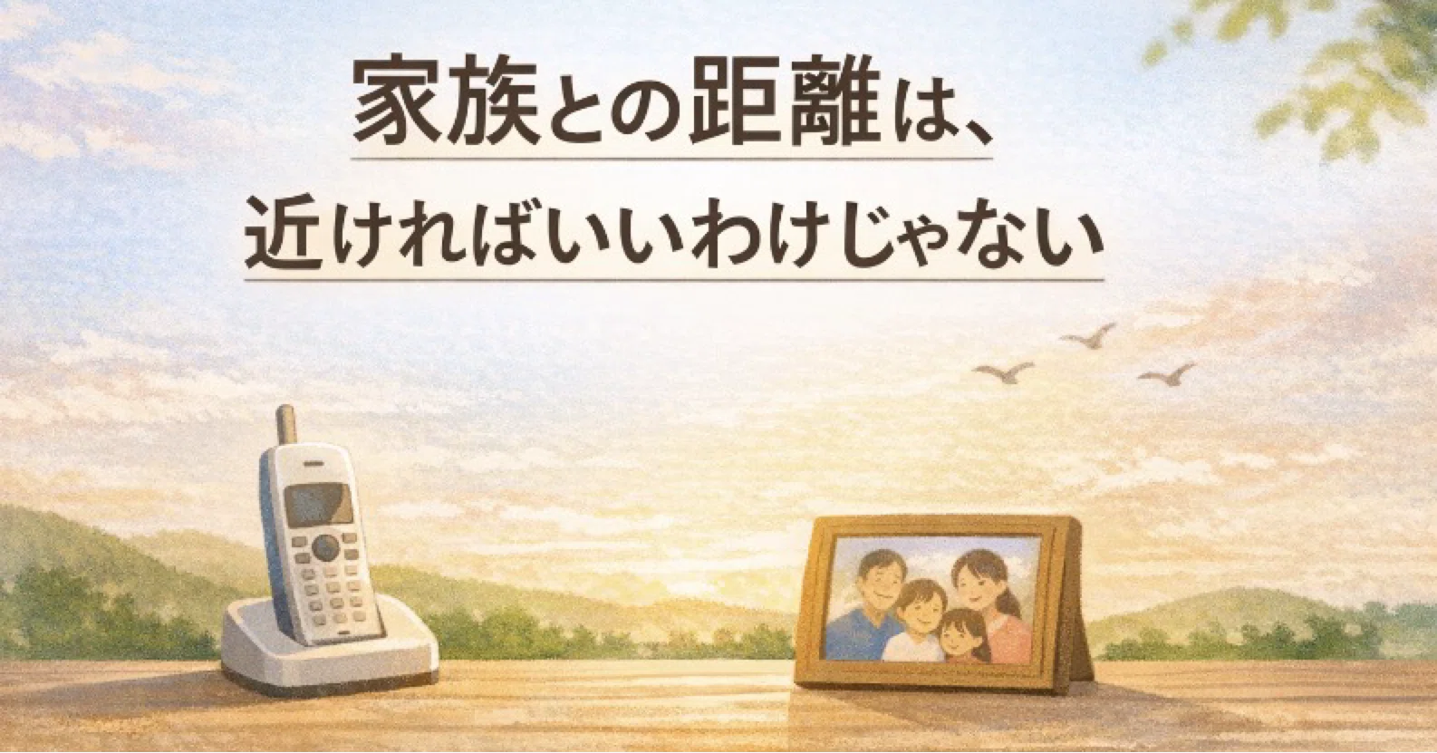 家族との距離は、近ければいいわけじゃない｜50代からの生き直し日記