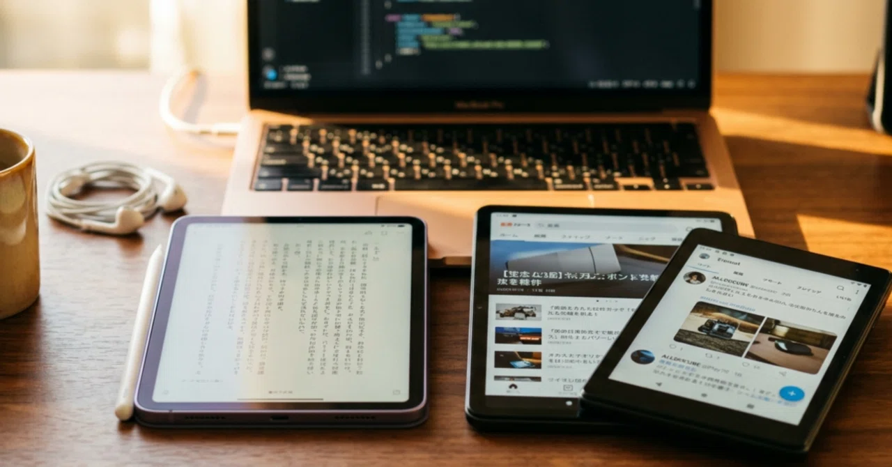 iPad miniと悩むなら読んでほしい。2026年版「小型タブレット」沼特集