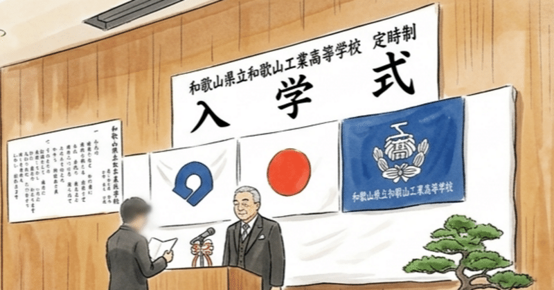 【和歌山工業定時制】入学式