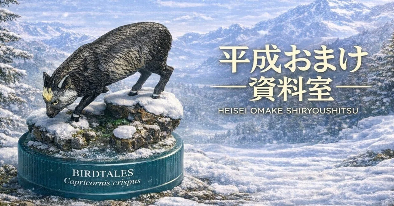 ニホンカモシカ 毛皮 角 爪付き 美品 全長178センチ サントリー天然水のおまけBIRDTALES-3「ニホンカモシカ」を手に取って