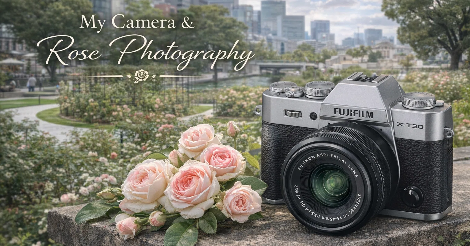 🌹中之島バラ園を、もっと美しく伝えたい FUJIFILM X-T30III導入 🌹中之島バラ園を、もっと美しく伝えたい FUJIFILM X-T30III導入