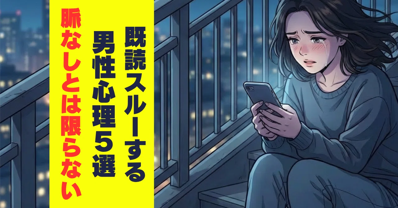 既 読 スルー 男性 心理