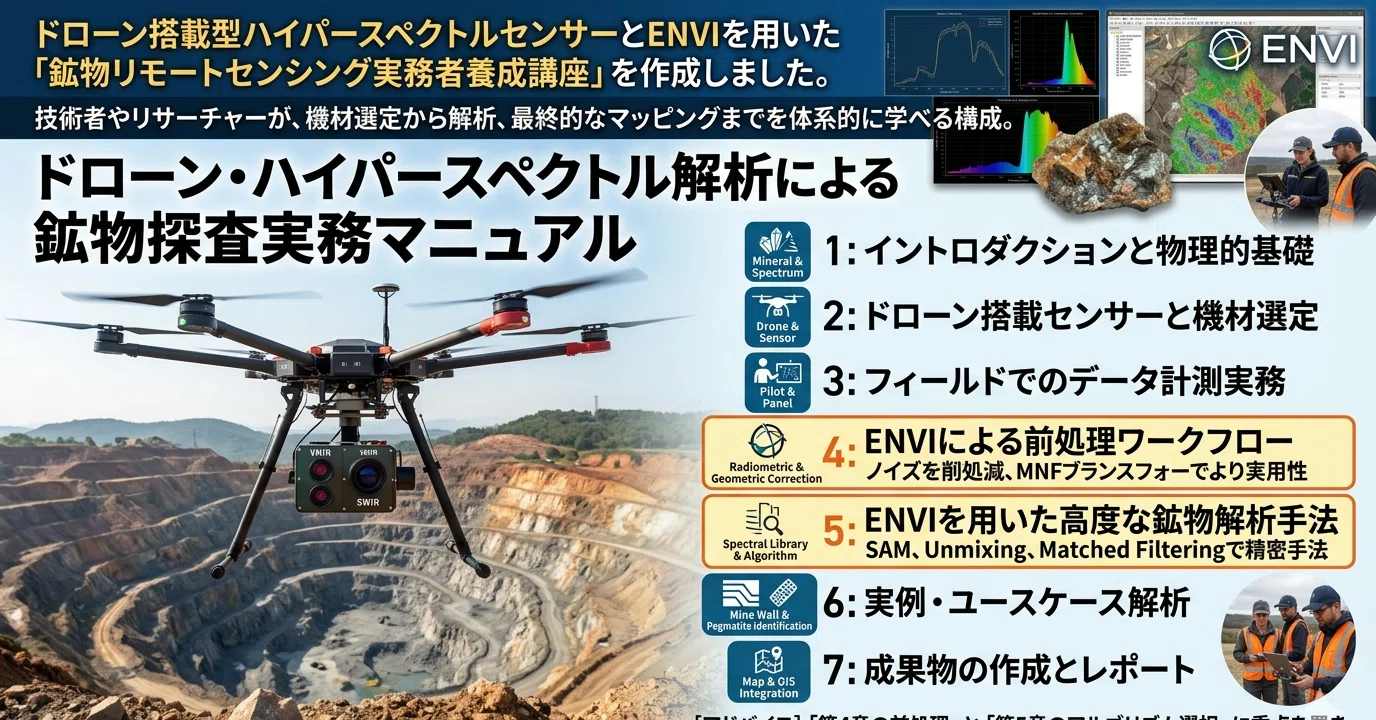 鉱物リモートセンシング実務者養成講座｜platypus2000jp