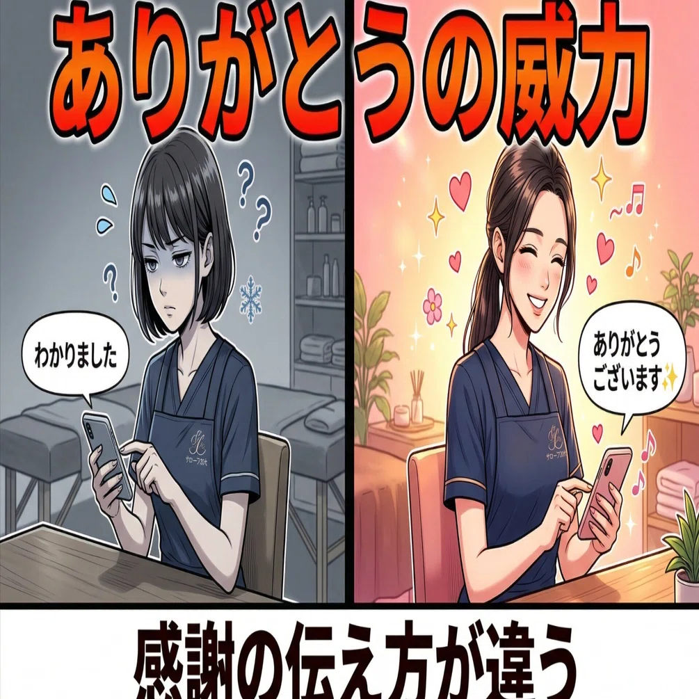 ありがとう」の威力 – 売れるセラピストは、感謝の伝え方が違う 