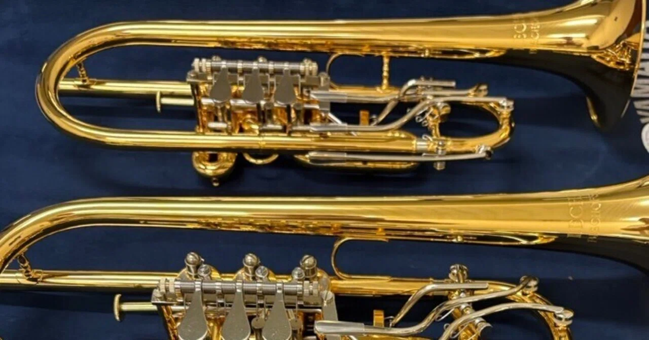 ロータリートランペットの楽器選定｜荻原明（おぎわらあきら