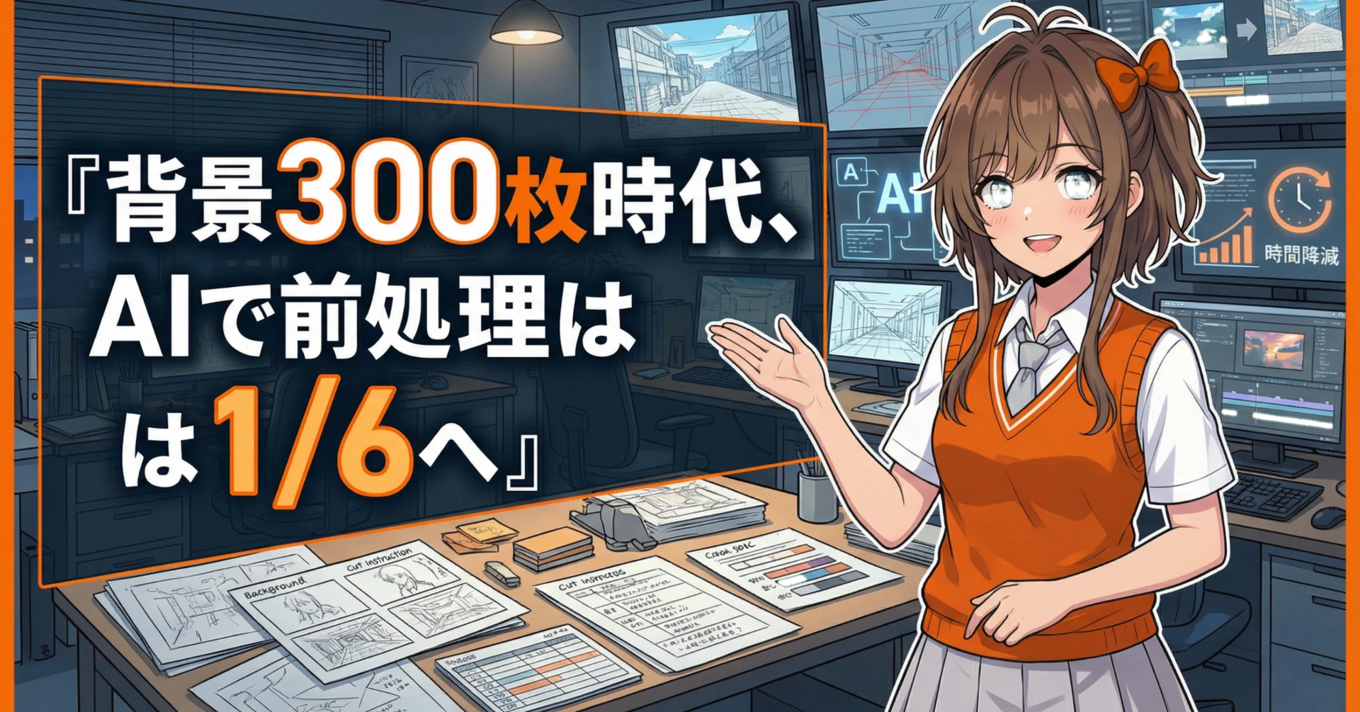 アニメ背景が1/6の時間で仕上がる時代のリアル｜黒宮 大貴