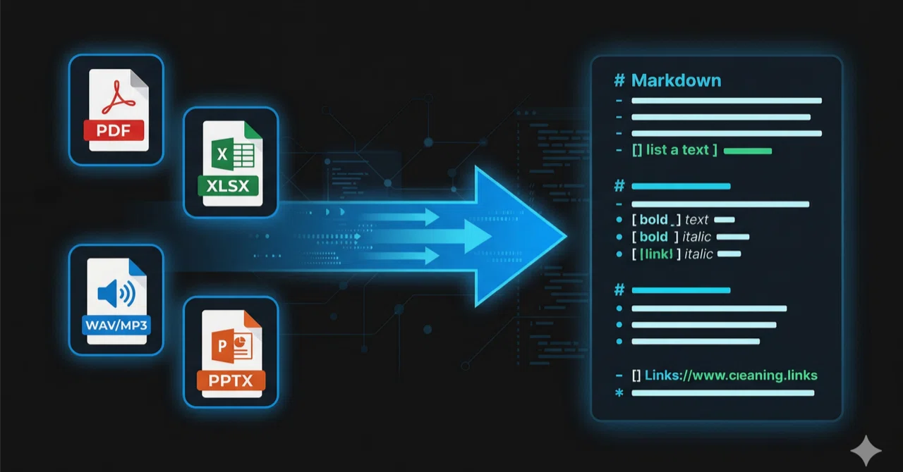 PDF, Excel, 음성을 한 번에 변환! MarkItDown으로 AI에게 무엇이든 읽게 하는 방법｜Hack-Log