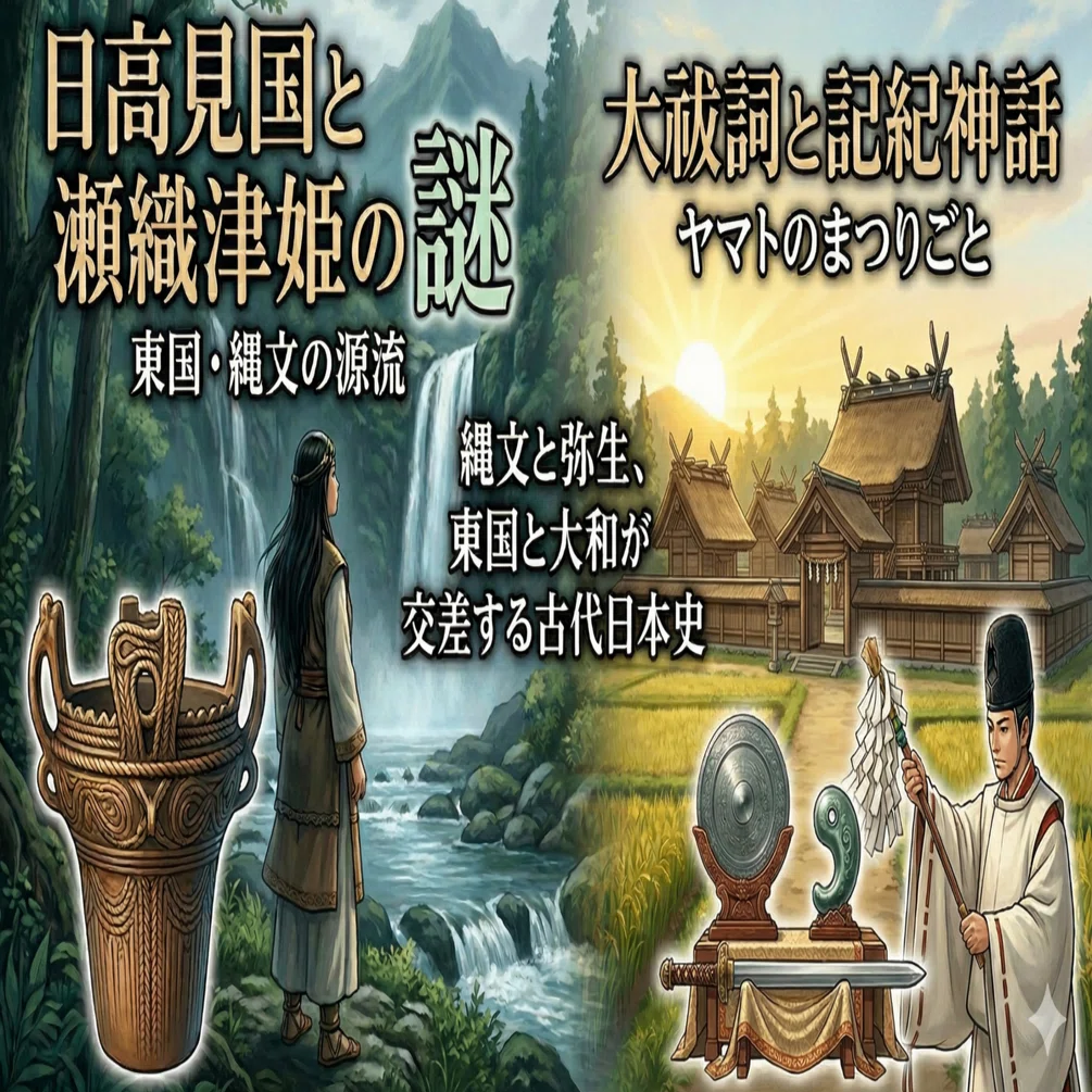 日高見国と瀬織津姫の謎：縄文と弥生、東国と大和、大祓詞と記紀神話が