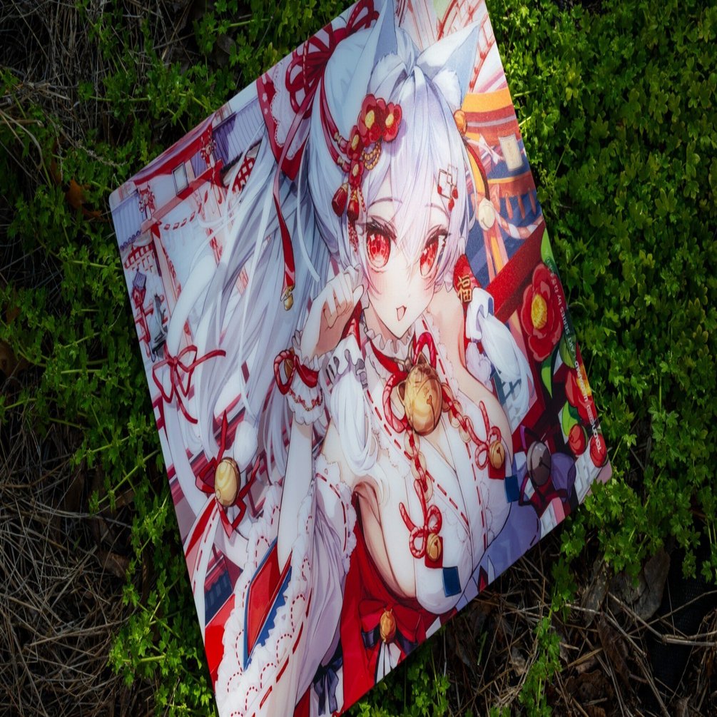 TALONGAMES　稲荷　INARI　ガラスマウスパッド 🔴TALONGAMES ULTRAPAD ART SERIES ゲーミングガラスマウスパッド