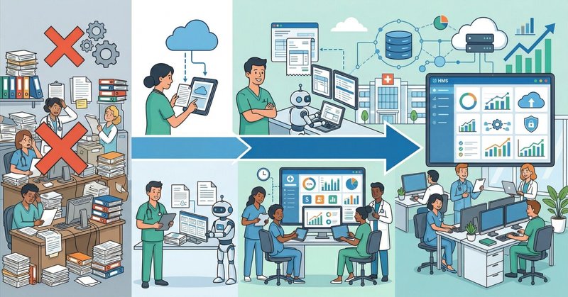 病院のバックオフィスDXはどこから手をつけていくか？