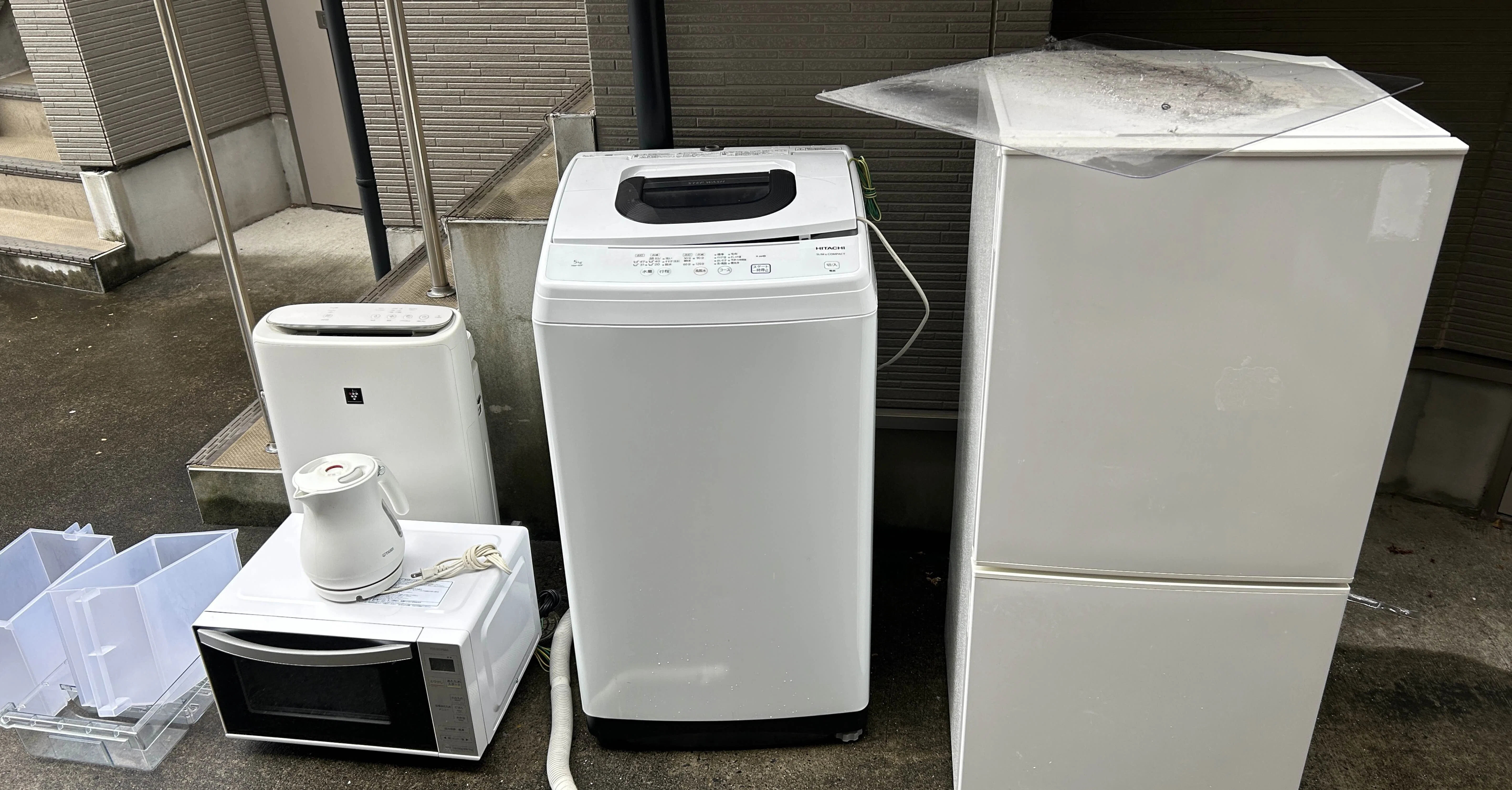 回収実績】世田谷区世田谷で冷蔵庫・洗濯機などの家電一式を回収いたし 