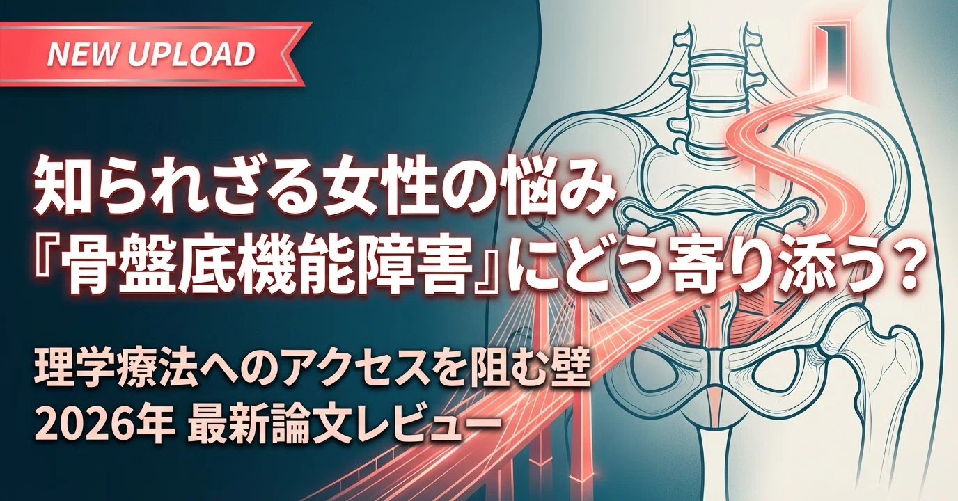 知られざる女性の悩み『骨盤底機能障害』に私たちはどう寄り添うべきか