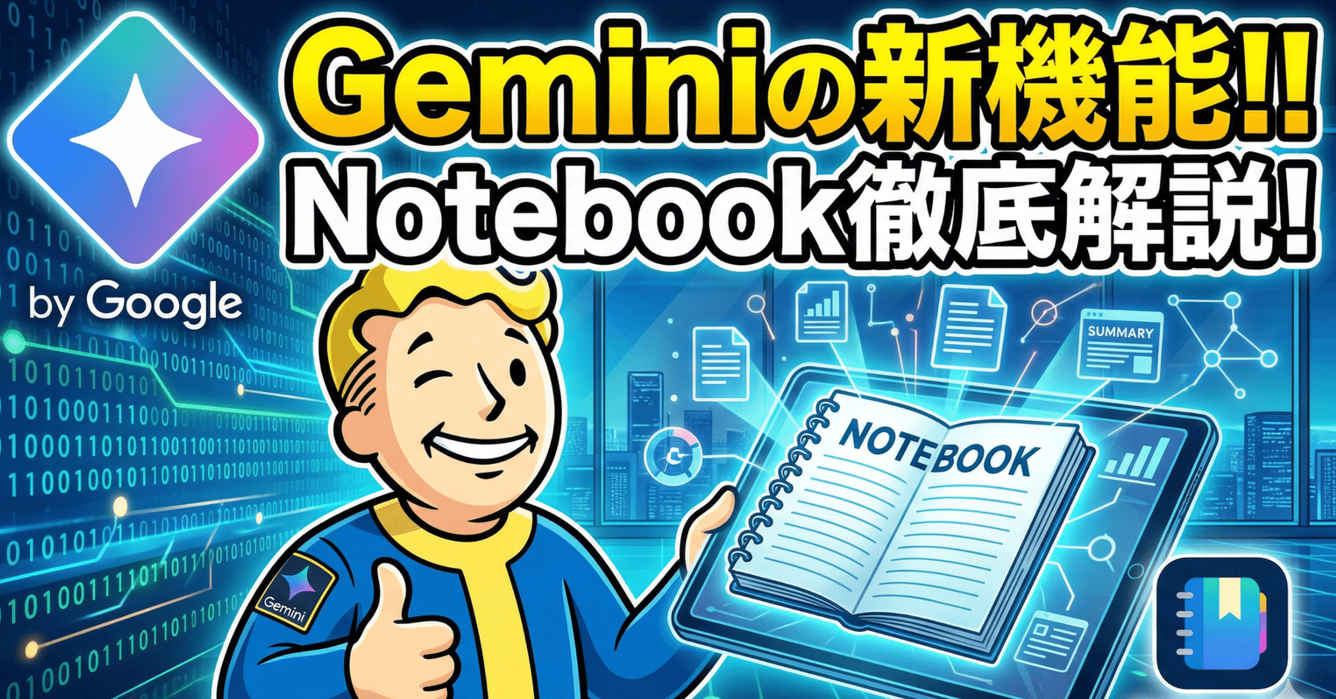 2026年最新版】Gemini×NotebookLMの完全統合！「ノートブック」機能で