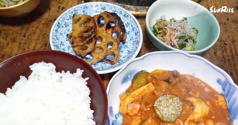 あるもので作る晩ごはん