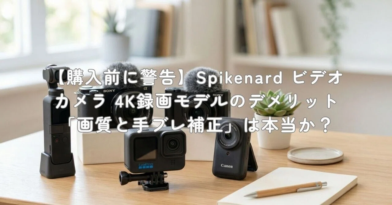 購入前に警告】Spikenard ビデオカメラ 4K録画モデルのデメリット 購入前に警告】Spikenard ビデオカメラ 4K録画モデルのデメリット