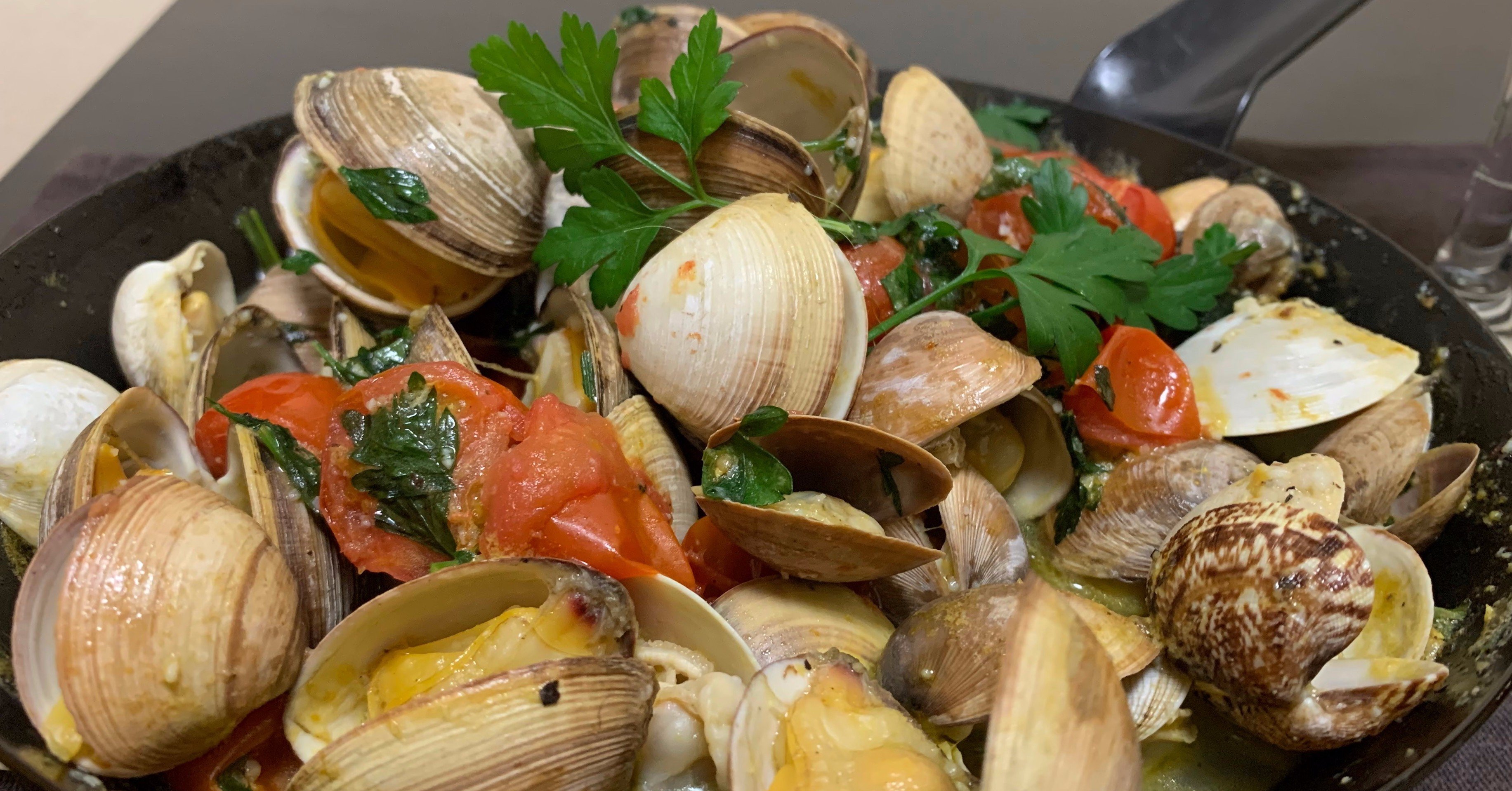 青柳貝の白ワイン蒸し きみどり Note