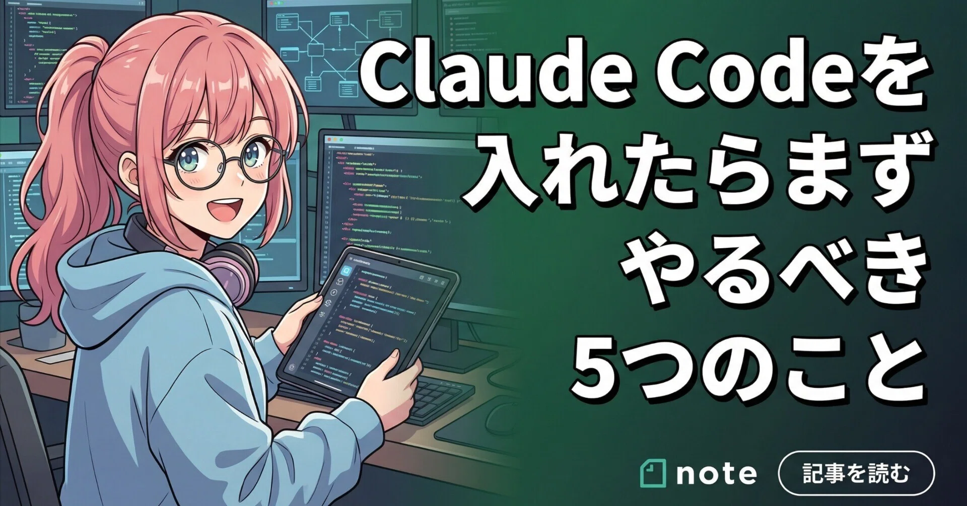 Claude Codeを入れたらまずやるべき5つのこと｜AI秘書ミーナとミツル