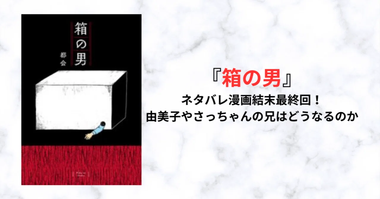 箱の男 漫画 最終 回 ネタバレ