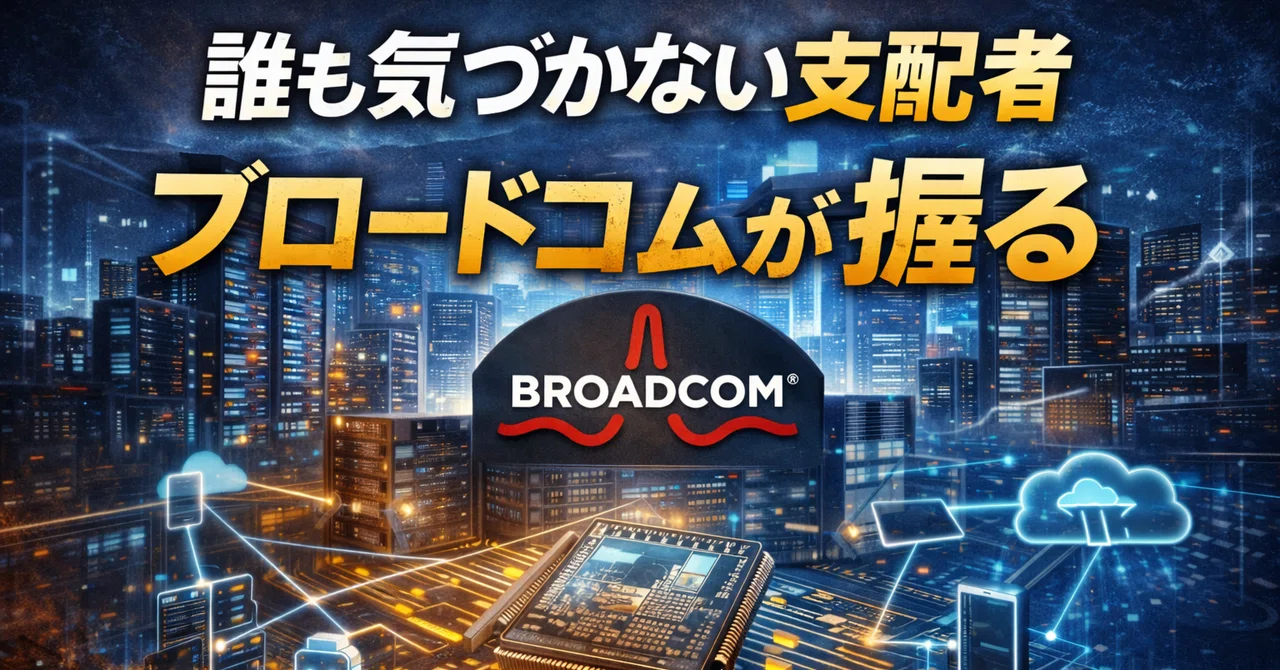 誰も気づかない支配者 Broadcom（ブロードコム）が握るインフラの本質｜半導体・医療業界を分析｜高野聖義