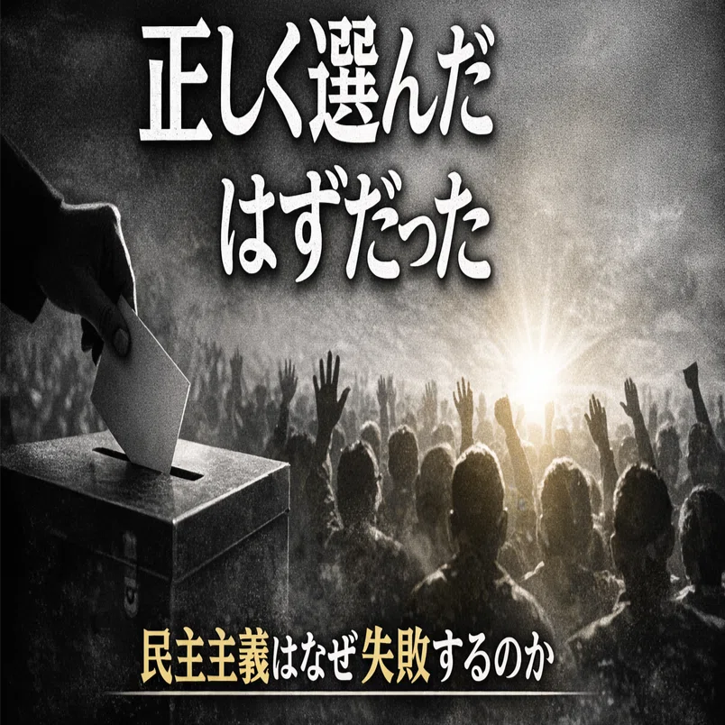 正しく選んだはずだった」——民主主義が生む静かな失敗｜江戸紫浩