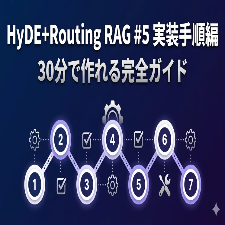 Copilot StudioでHyDE+Routing RAGを作る #5 実装手順編 〜30分で再現