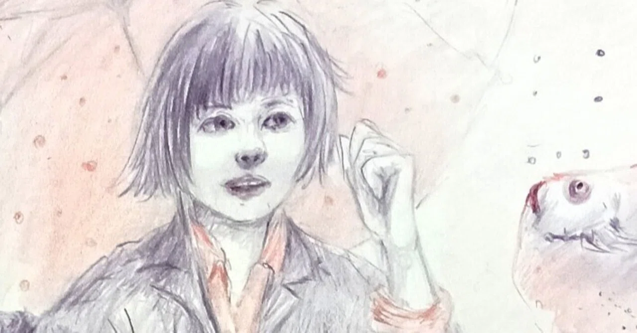 色鉛筆画0410｜エカレエリ@詩-絵-自主制作