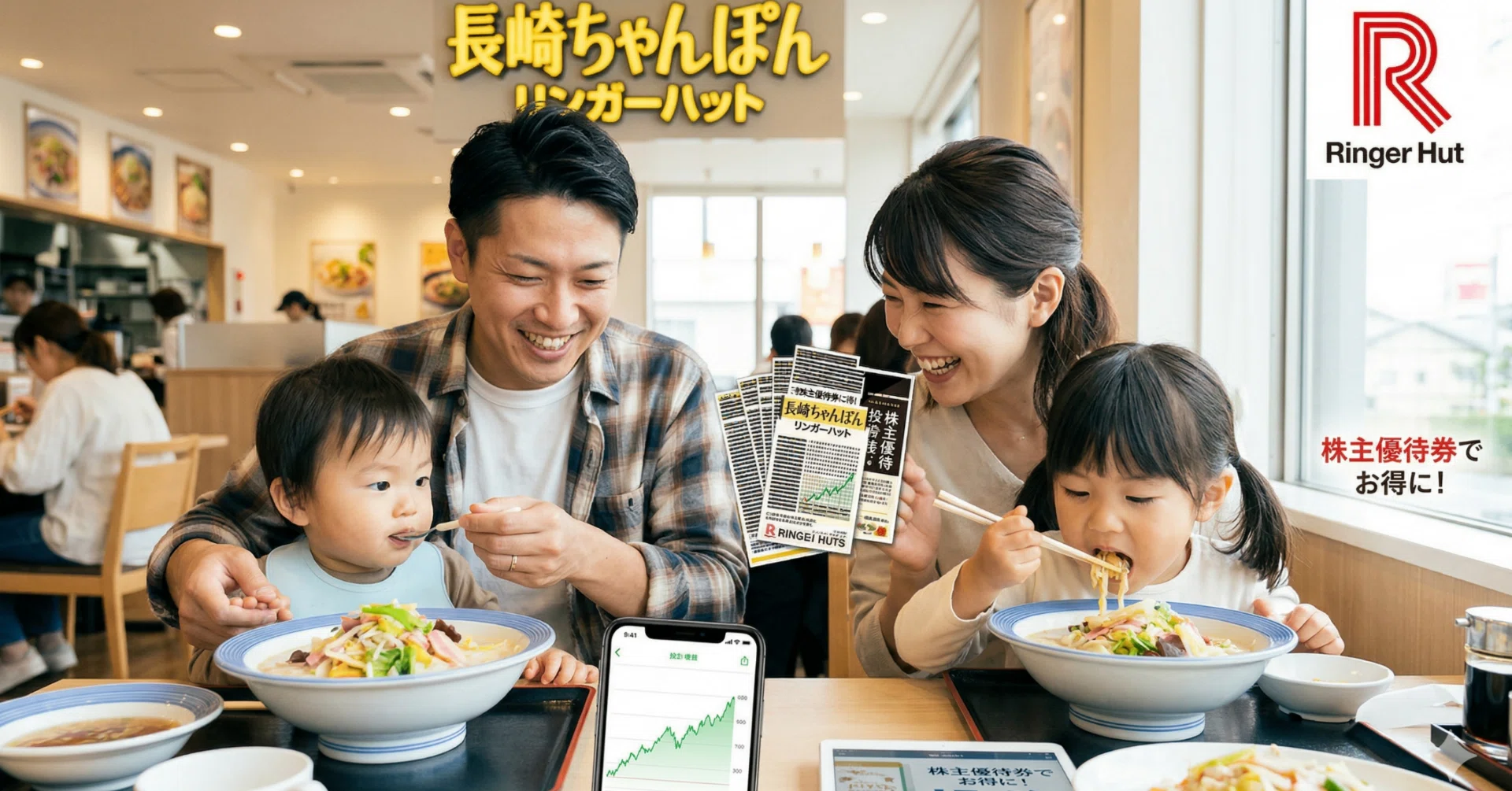8200 リンガーハット決算】超割高でも株価が下がらない理由！忙しい
