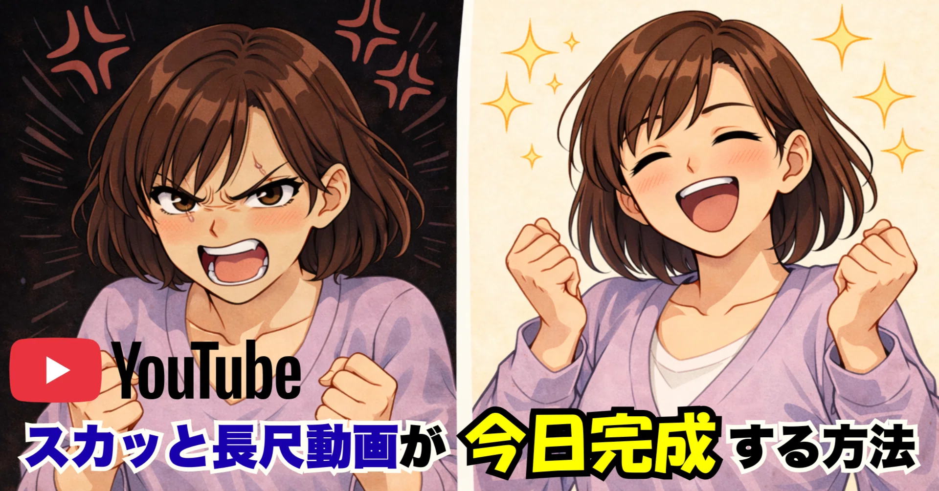 動画編集ができない人でも始められる｜AIで作るスカッと動画YouTube