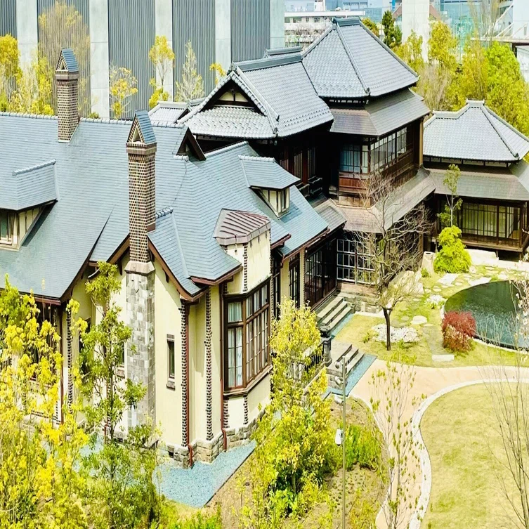 近代建築と人：旧渋沢邸🌸清水建設 清水喜助、竹中工務店 ノエミ