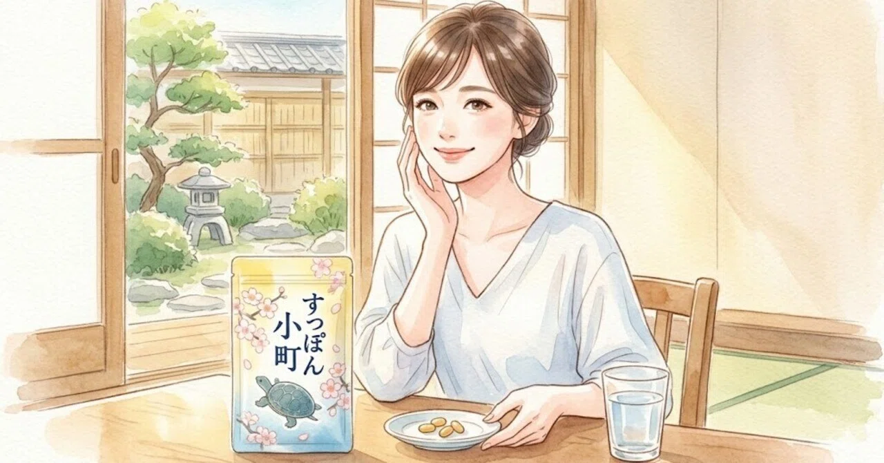 朝からシャキッと動けない。すっぽん小町を調べてみた｜kokoro369