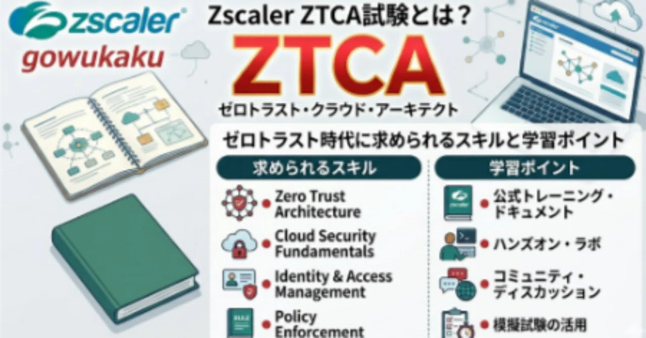 Zscaler ZTCA試験とは？ゼロトラスト時代に求められるスキルと学習ポイントを整理｜福田有美子