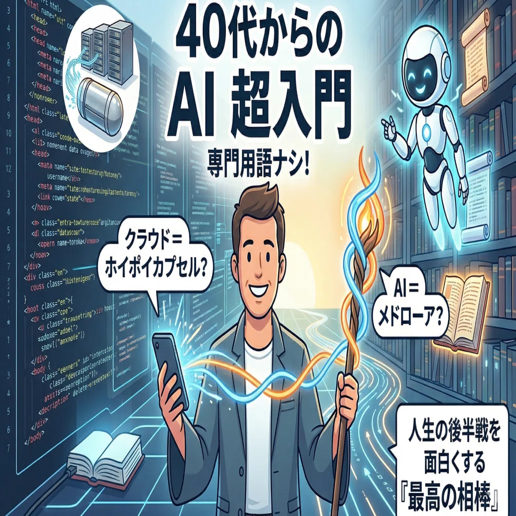 aiさん、専用です。 動画あり】「AIに仕事奪われる…」と焦る40代へ。専門用語ゼロの生成AI