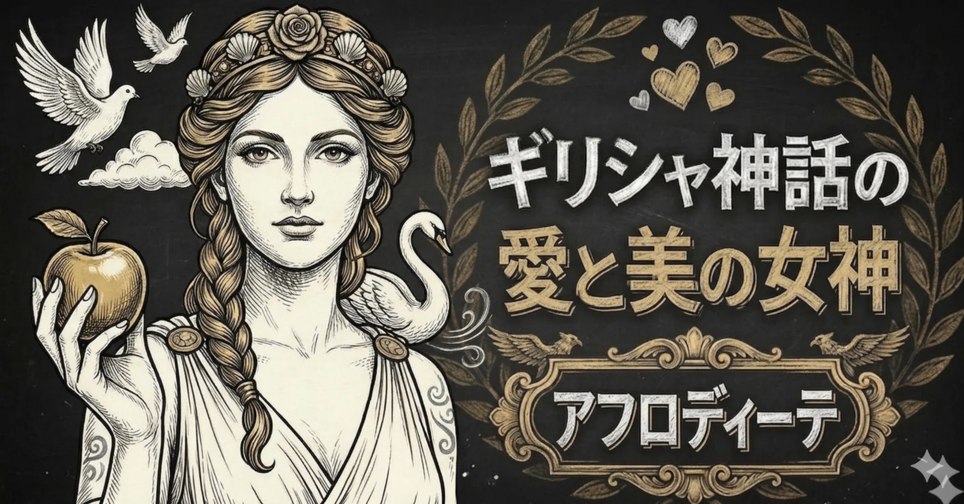 愛と美の女神?アフロディーテ編【ギリシャ神話紹介】｜ミトス先生