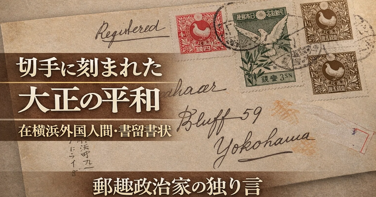 郵趣政治家の独り言：平和を願った大正時代を切手から読む｜細野豪志
