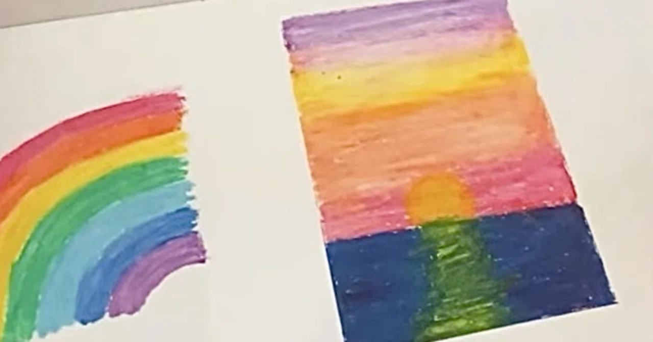 大人のお絵描き本「おいしいイラストレッスン クレパスで描きました 