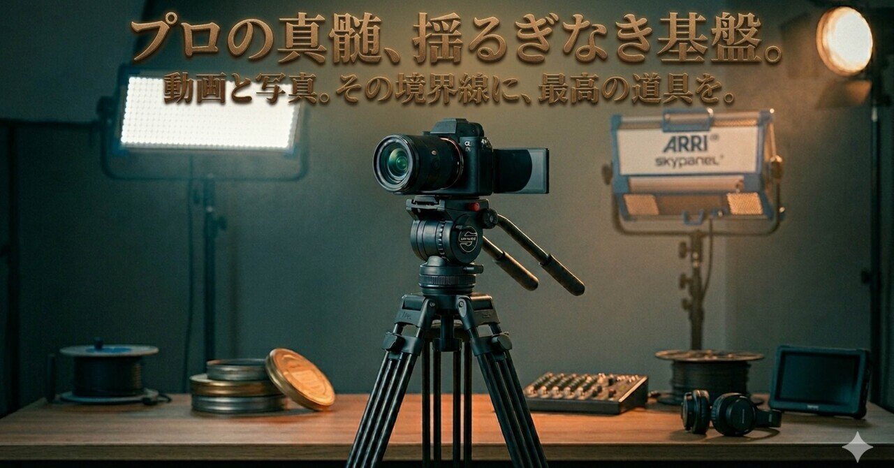 動画用三脚を買わずに後悔した話。“写真用”との違いと、現場15年が辿り