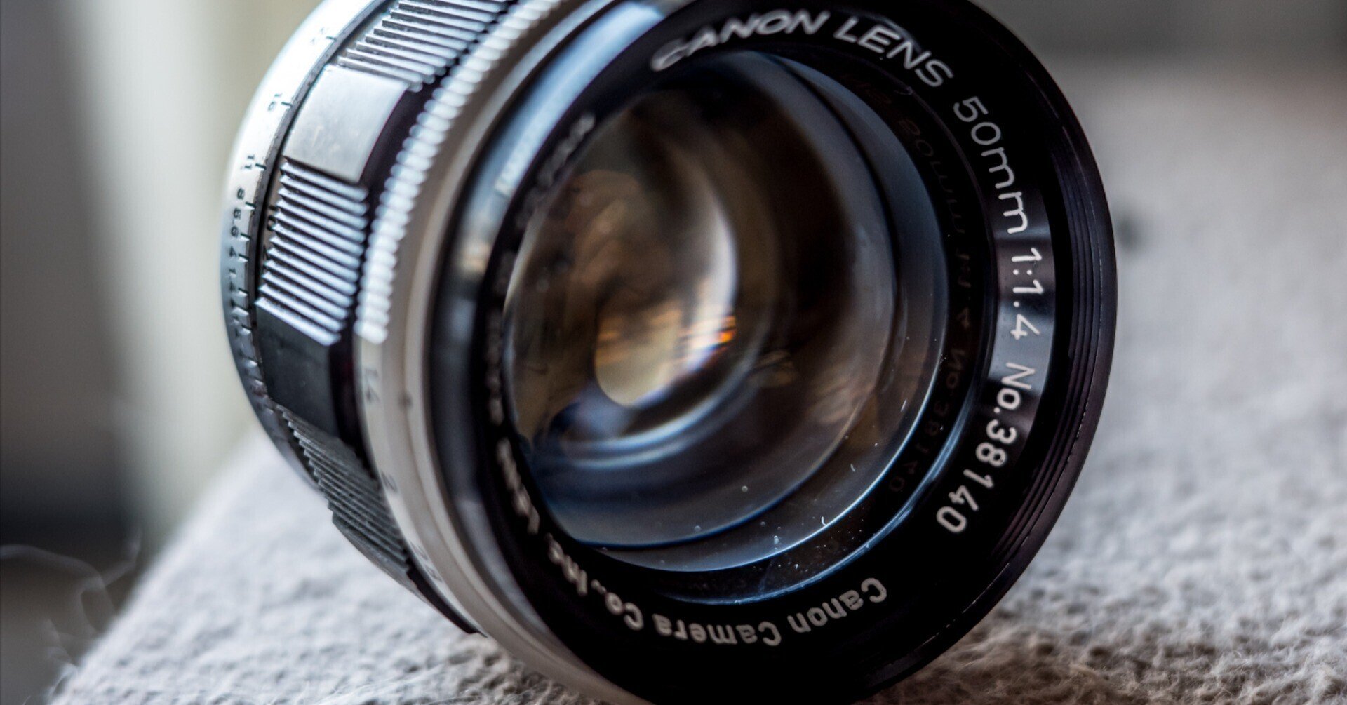 キャノン CANON LENS 50mm F1.4 完動品 L39 #365b Canon Lens 50mm F1.4 Ⅱ を購入しました｜tatsumine