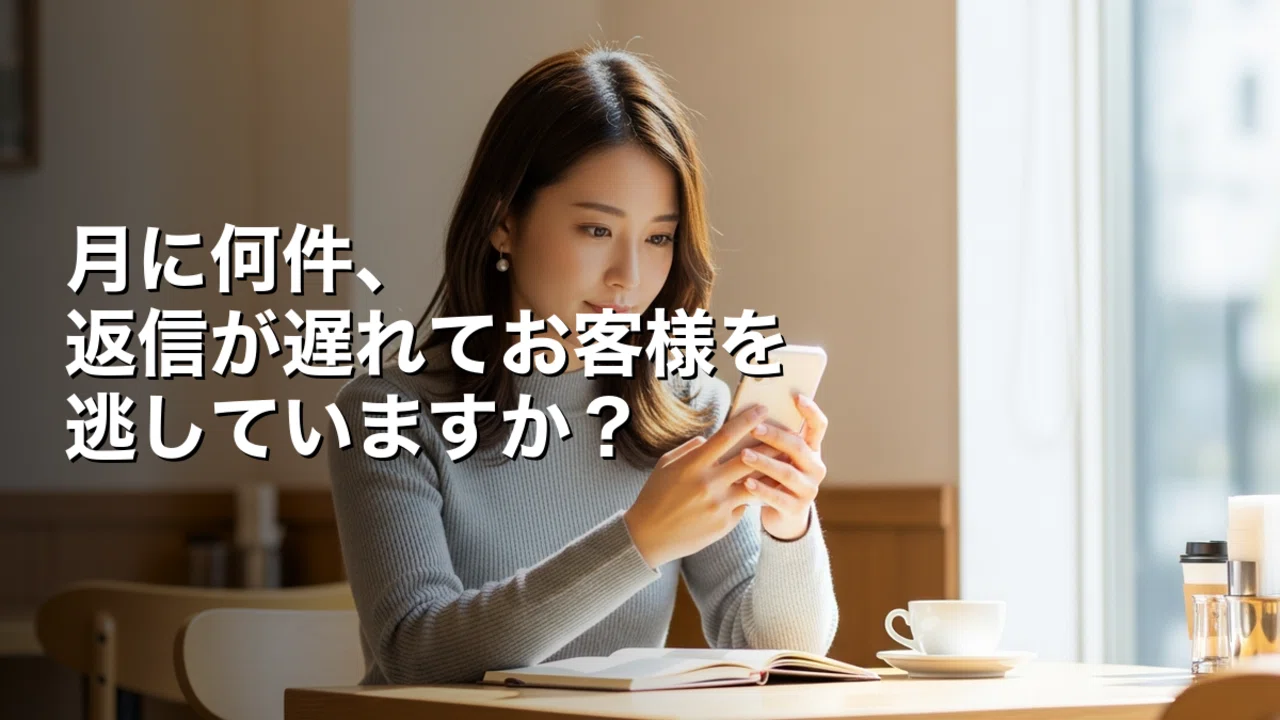月に何件、返信が遅れてお客様を逃していますか？｜Ceham｜WordPress