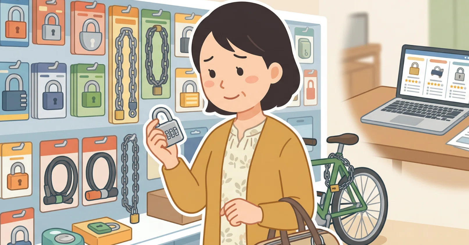 4桁ダイヤルロックを買って後悔した私が、ようやくたどり着いた