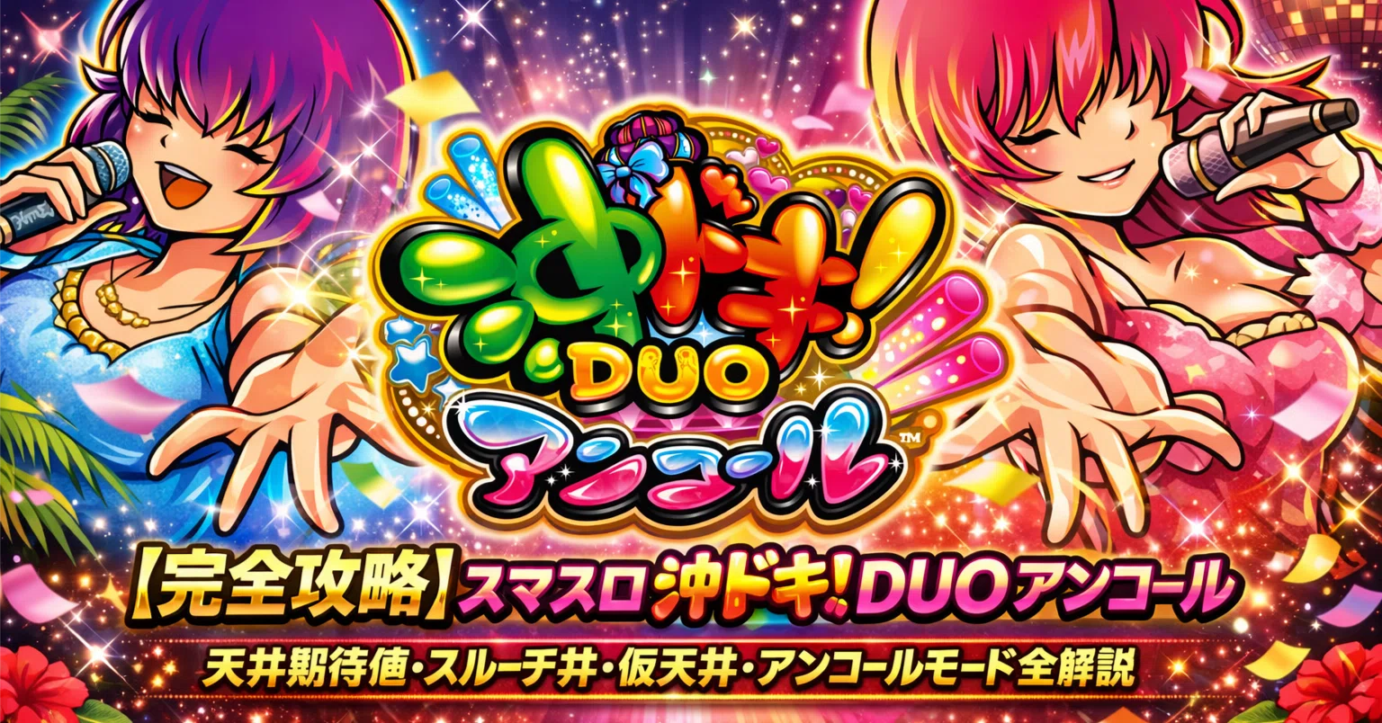 完全攻略】スマスロ沖ドキ！DUO アンコール｜天井期待値・スルー天井 