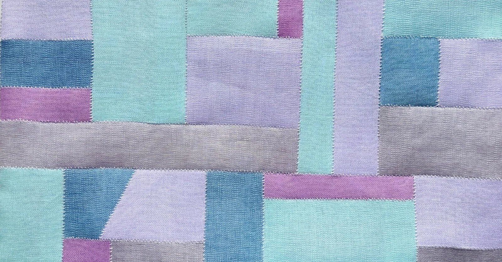 ポジャギ制作日記】紫陽花色ポジャギ色々｜pojagi*sono