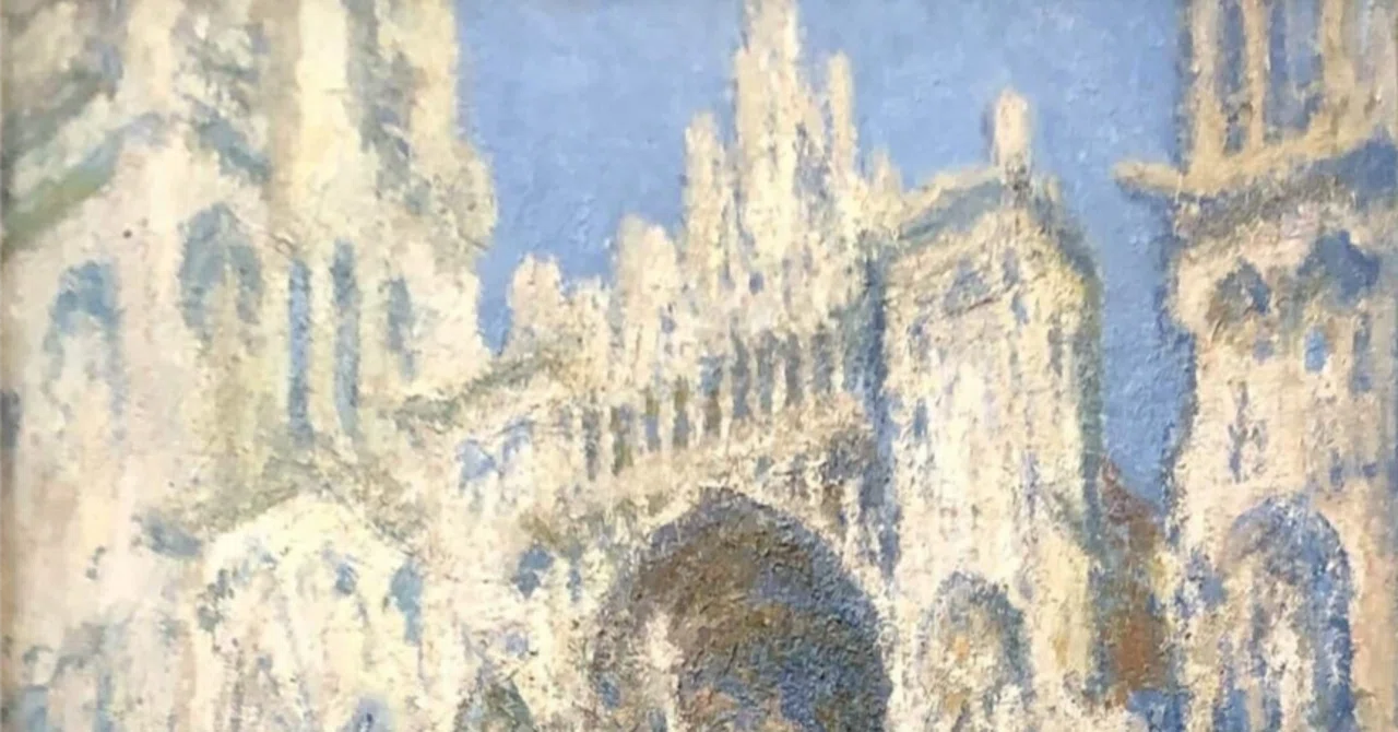 クロード・モネ、ルーアン大聖堂、正面玄関とサン＝ロマンの塔 クロード・モネ 風景への問いかけ」展出品作⑧ モネ《ルーアン大聖堂