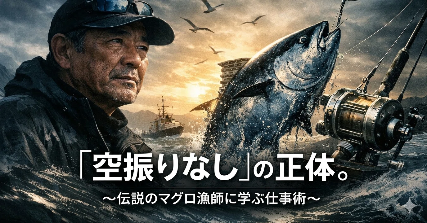 空振りなし」の正体。 〜伝説のマグロ漁師に学ぶ仕事術〜｜足立 晋平