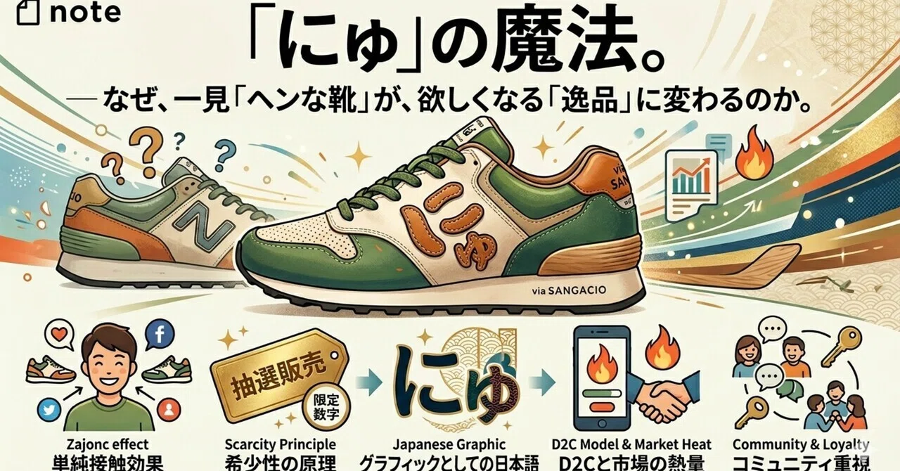 にゅ」の魔法。─ なぜ、一見「ヘンな靴」が、欲しくなる「逸品」に 