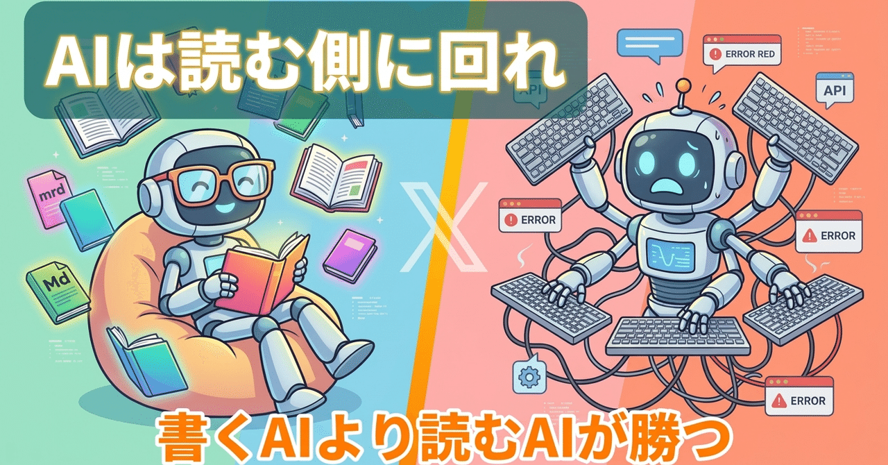 AIは読む側に回れ──Karpathyが「X APIはReadを安く、Writeを高くしろ」と言った本当の意味｜N.I.X